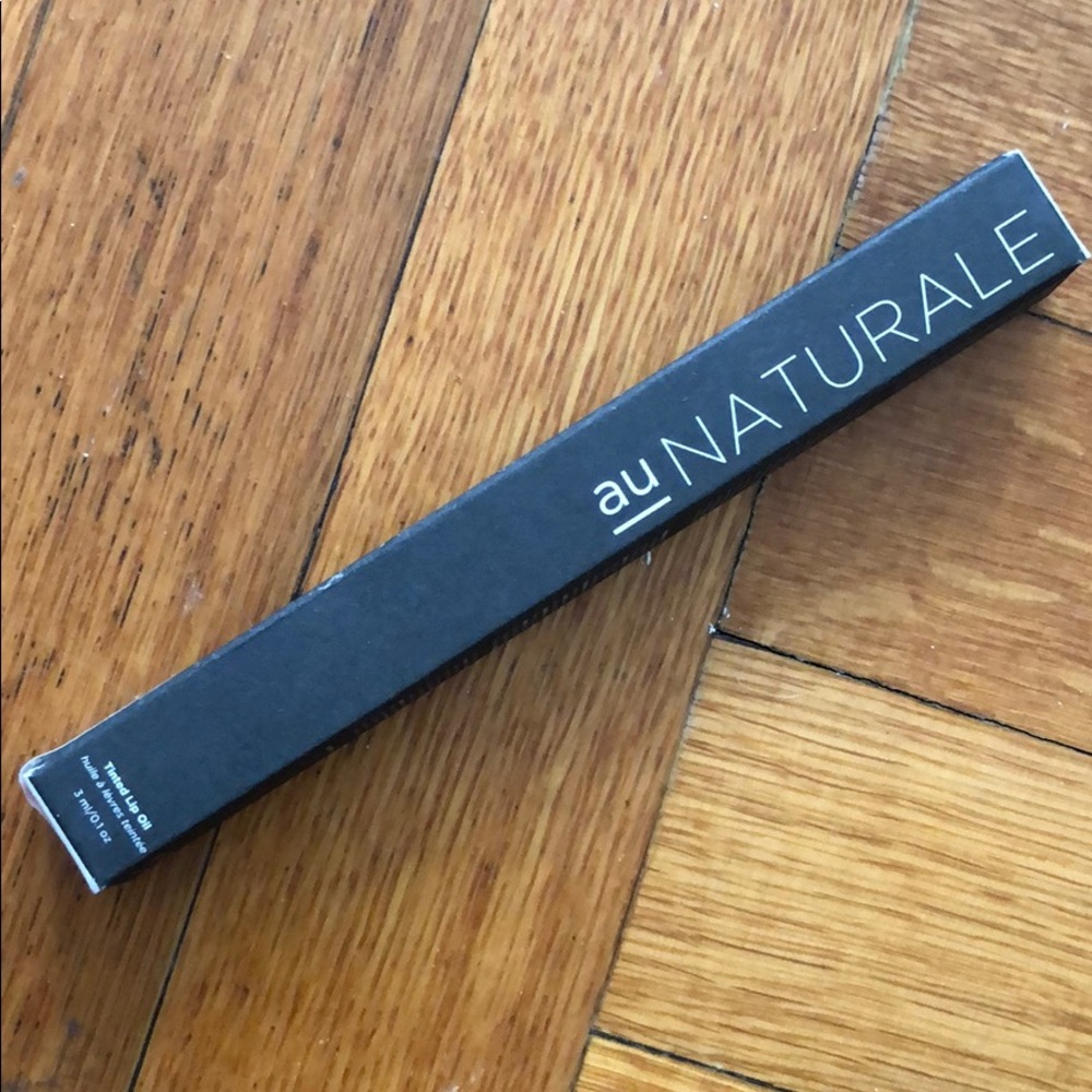 Au Naturale tinted lip slick oil in rose